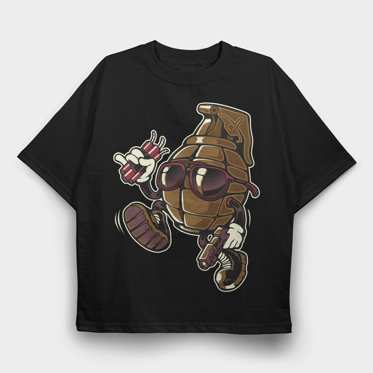 Bomb Squad Style, Tricou Oversize Barbati (Unisex)