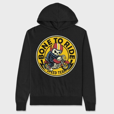 Bone To Ride, Hanorac Oversize Barbati (Unisex)