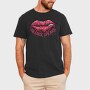 Lips Speak Silence, Tricou Barbati (Unisex)