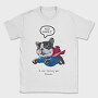 Bulldog Superhero, Tricou Barbati (Unisex)