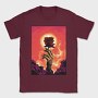 Burning Rose Hand, Tricou Barbati (Unisex)