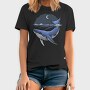 Whale Moon Night, Tricou Barbati (Unisex)