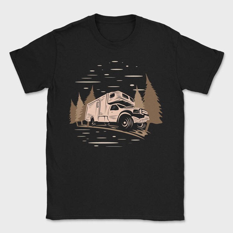 Camper Road Trip, Tricou Barbati (Unisex)