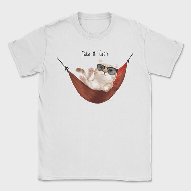 Cat Chill Vibes, Tricou Barbati (Unisex)