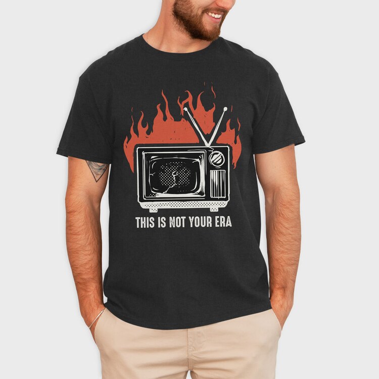 Burning Tv Era, Tricou Barbati (Unisex)