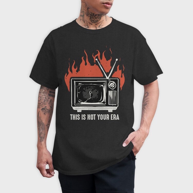 Burning Tv Era, Tricou Barbati (Unisex)