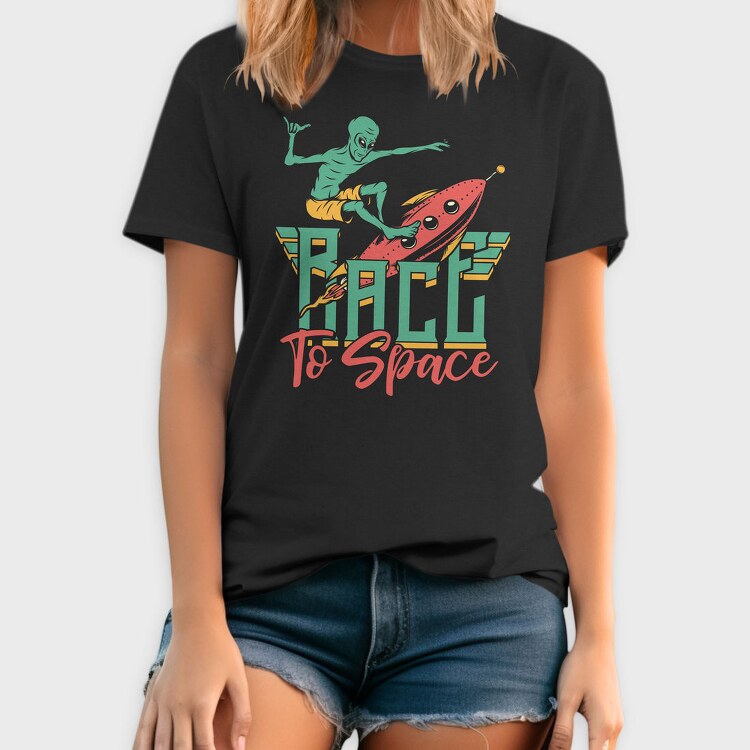Race To Space, Tricou Barbati (Unisex)