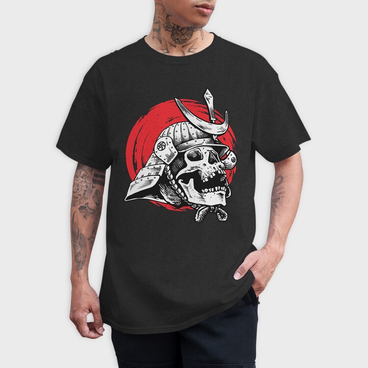 Skull Samurai, Tricou Barbati (Unisex)