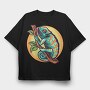 Chameleon Twist, Tricou Oversize Barbati (Unisex)