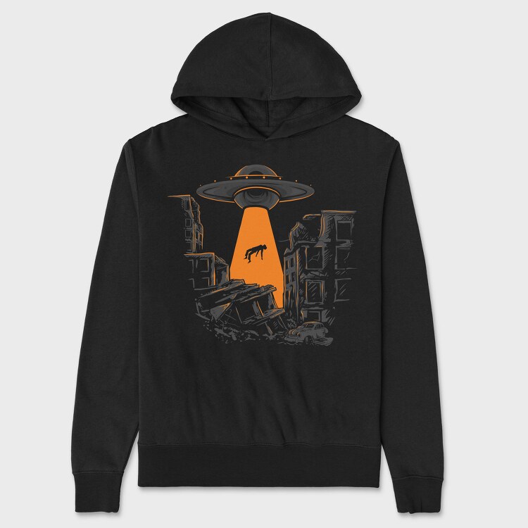 Alien Invasion, Hanorac Oversize Barbati (Unisex)