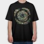 Christmas Wreath Garden, Tricou Oversize Barbati (Unisex)