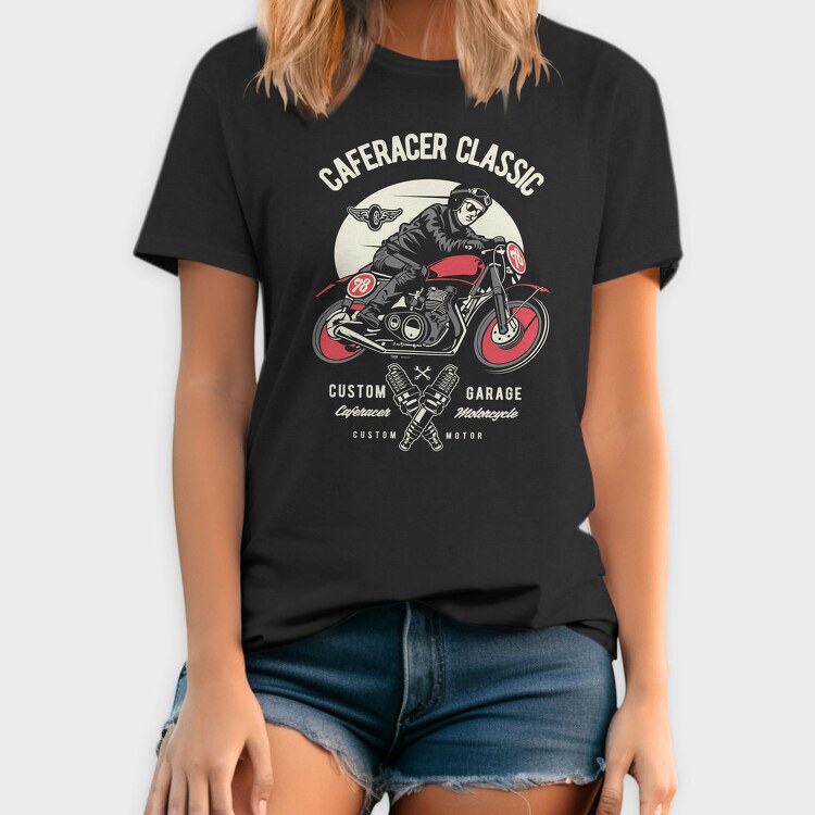 Caferacer Classic Garage, Tricou Barbati (Unisex)