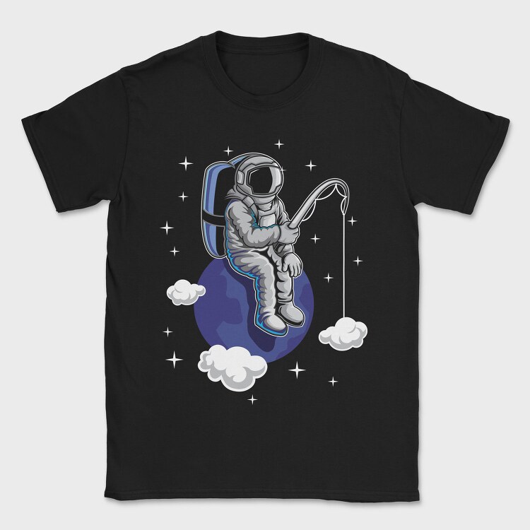 Astronaut Cloud Catcher, Tricou Barbati (Unisex)
