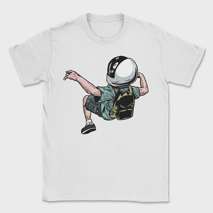 Astronaut Jump, Tricou Barbati (Unisex)