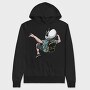 Astronaut Jump, Hanorac Oversize Barbati (Unisex)