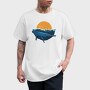 Whale Sunset, Tricou Barbati (Unisex)