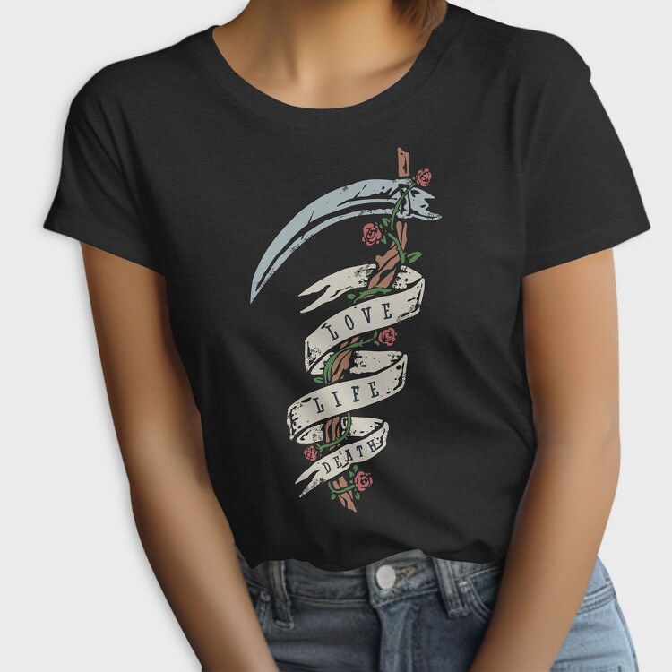 Love Life Death Roses, Tricou Femei