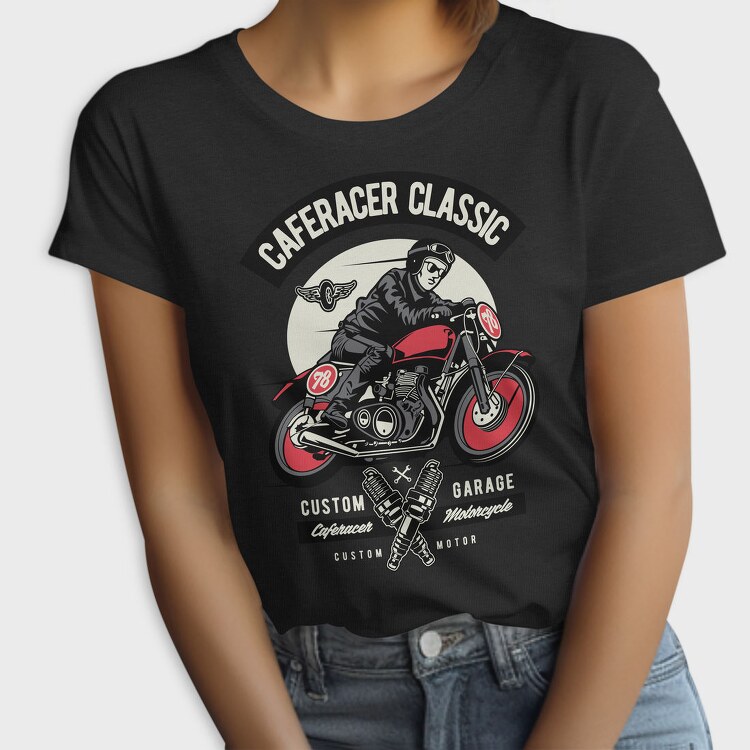 Caferacer Classic Garage, Tricou Femei