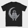 Astronaut Moon Meditation, Tricou Barbati (Unisex)