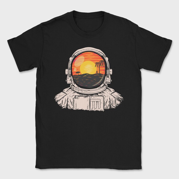 Astronaut Paradise, Tricou Barbati (Unisex)