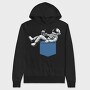 Astronaut Pocket Beer, Hanorac Oversize Barbati (Unisex)