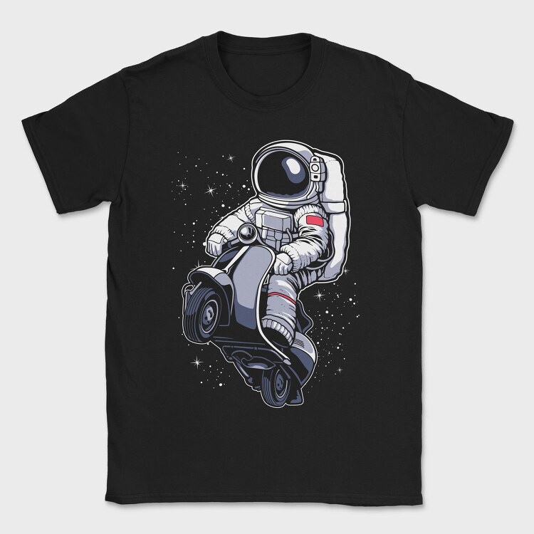 Astronaut Scooter Rider, Tricou Barbati (Unisex)