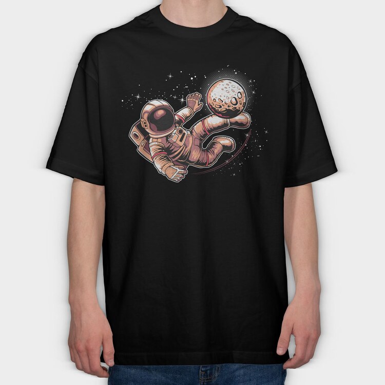 Astronaut Moon Stroll, Tricou Oversize Barbati (Unisex)