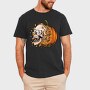 Pumpkin Skull Feast, Tricou Barbati (Unisex)
