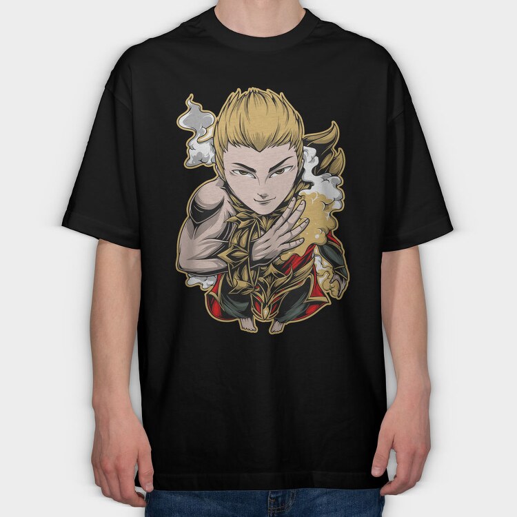 Smoke Dragon, Tricou Oversize Barbati (Unisex)