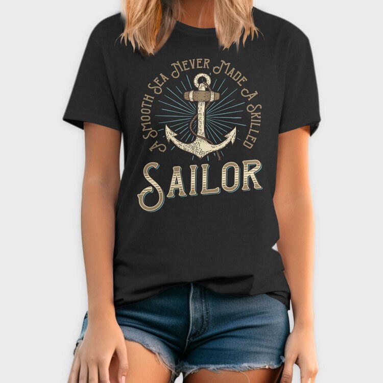 Smooth Sea Sailor, Tricou Barbati (Unisex)