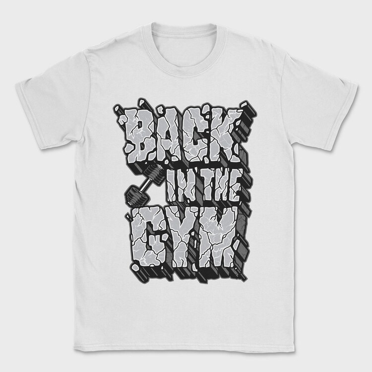 Black Gym Grind, Tricou Barbati (Unisex)