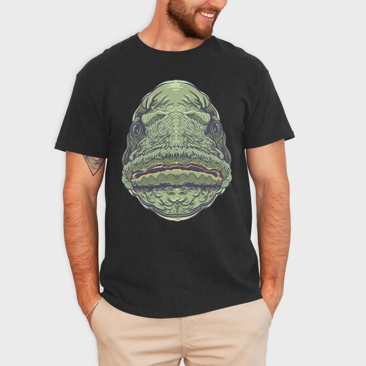 Fish Face, Tricou Barbati (Unisex)