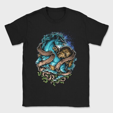 Blue Beast Roar, Tricou Barbati (Unisex)