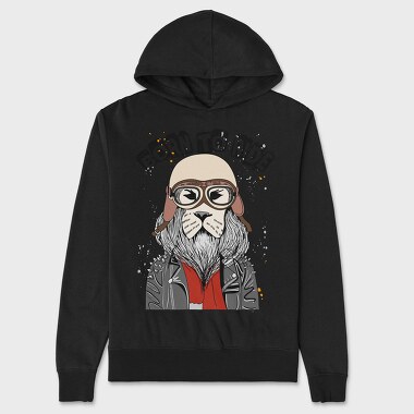 Born To Ride, Hanorac Oversize Barbati (Unisex)