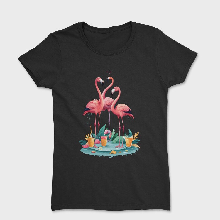 Three Flamingos, Tricou Femei