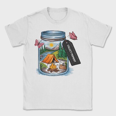 Collect Moment Mason Jar, Tricou Barbati (Unisex)