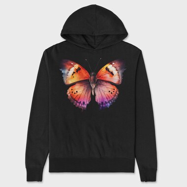 Color Butterfly Dance, Hanorac Oversize Barbati (Unisex)