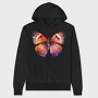 Color Butterfly Dance, Hanorac Oversize Barbati (Unisex)