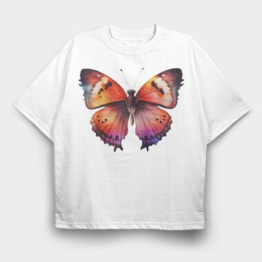 Color Butterfly Dance, Tricou Oversize Barbati (Unisex)