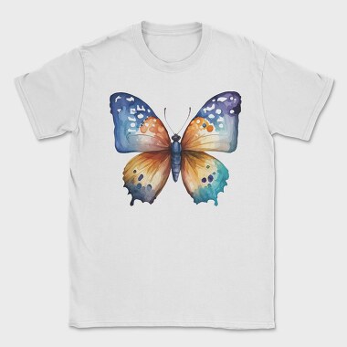 Colorful Watercolor Butterfly, Tricou Barbati (Unisex)