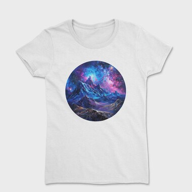 Cosmic Mountain Night, Tricou Femei