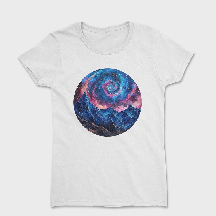 Cosmic Mountain Spiral, Tricou Femei