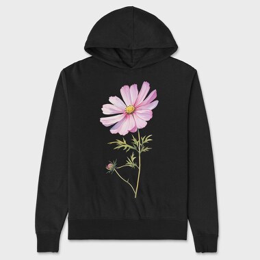 Cosmos Flower 01, Hanorac Oversize Barbati (Unisex)