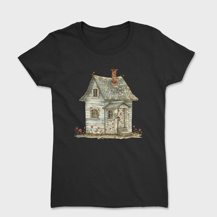 Cottage Flowers Garden, Tricou Femei