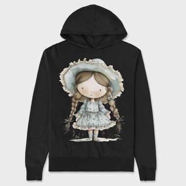 Cottage Girl Dreams Blossom, Hanorac Oversize Barbati (Unisex)