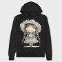 Cottage Girl Dreams Blossom, Hanorac Oversize Barbati (Unisex)