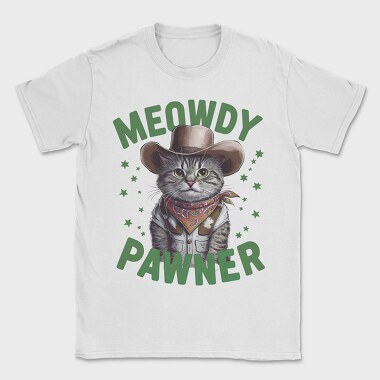 Cowboy Cat Pawner, Tricou Barbati (Unisex)