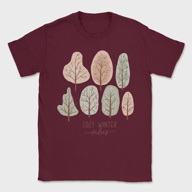 Cozy Christmas Trees, Tricou Barbati (Unisex)