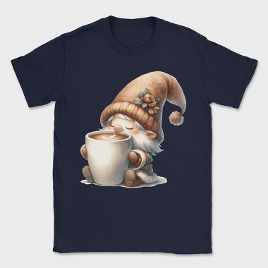 Cozy Coffee Gnome, Tricou Barbati (Unisex)