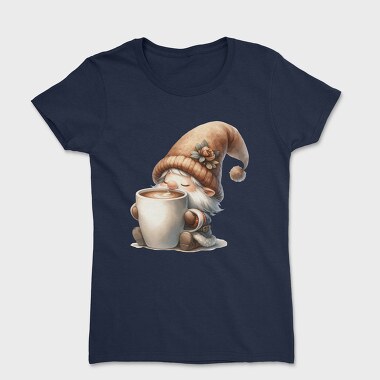 Cozy Coffee Gnome, Tricou Femei
